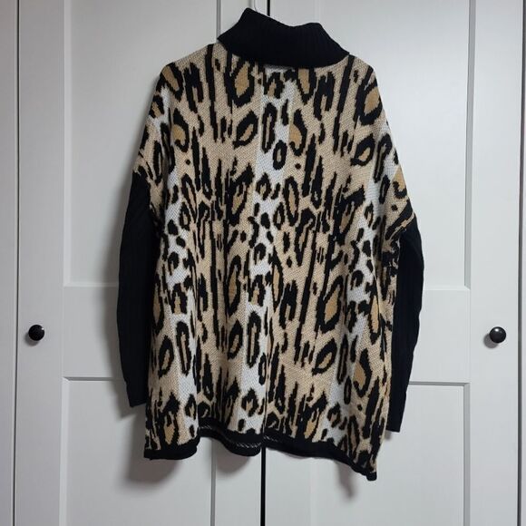 Alison andrews turtleneck animal print sweater - Picture 8 of 8